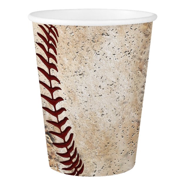 Cool Old Vintage Look Baseball Paper Cups