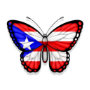 Puerto Rico Butterfly Flag Postcard | Zazzle.com