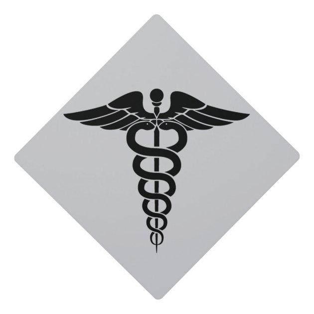 Medical Symbol Graduation Cap Topper