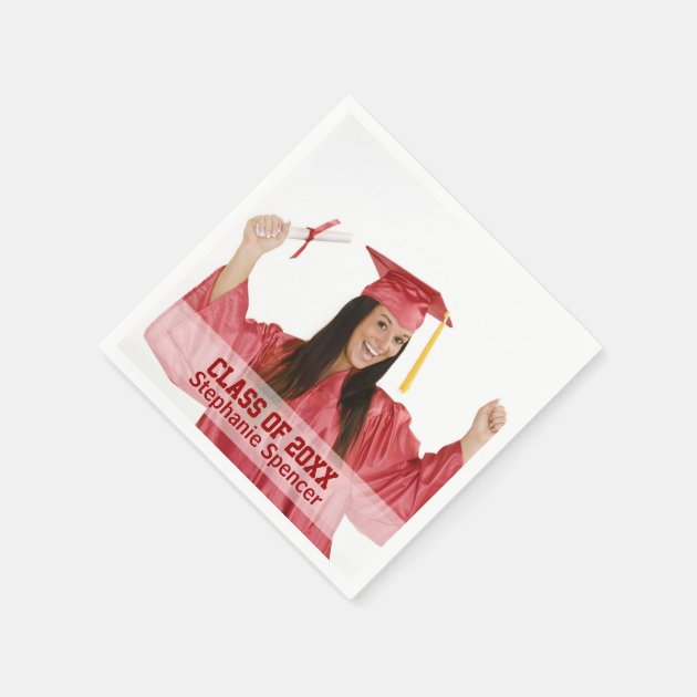 Class Of 20xx Personalized Graduation Paper Napkin