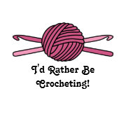 Pink Ball of Yarn & Crochet Hooks Heart Sticker | Zazzle.com