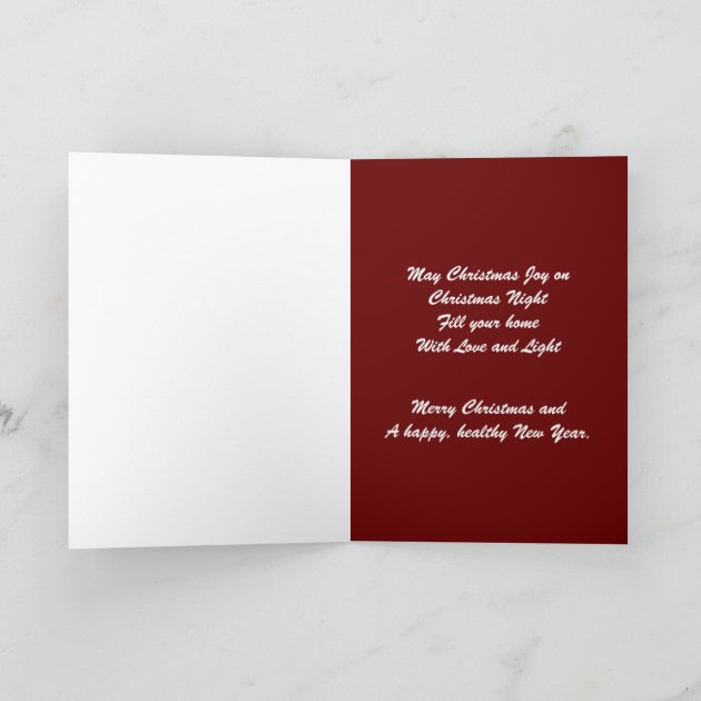 Christmas Elegance Invitation Gold And Red Victorian