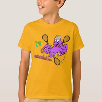 Tennis Octopus Kids T-shirt