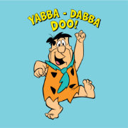 Fred Flintstone Yabba-Dabba Doo! Postcard | Zazzle.com