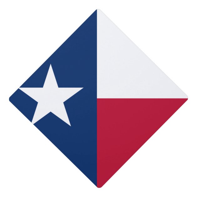Texas Flag, American State Flag Graduation Cap Topper