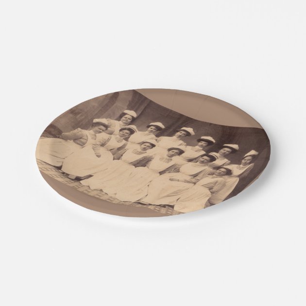 Circa 1914 Nursing School Graduates Paper Plate