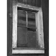 Black and White Old Barn Window Poster | Zazzle