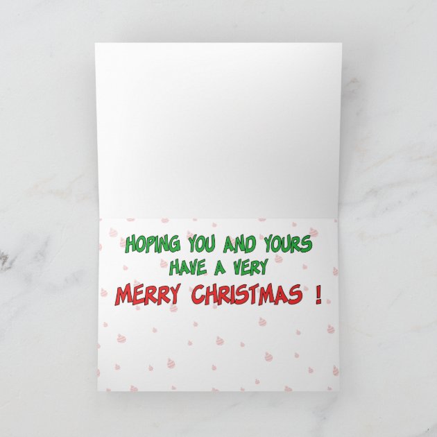 Funny Christmas Cards: Stop Judging Holiday Invitation