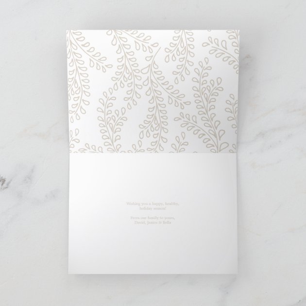 Snowy Branches Collection Holiday Invitation