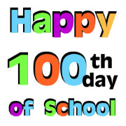 Happy 100th Day of School Poster | Zazzle.com