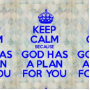 Keep Calm because God Has a Plan For You iPad Case | Zazzle.com