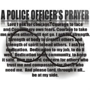 A POLICE OFFICER'S PRAYER POSTER | Zazzle