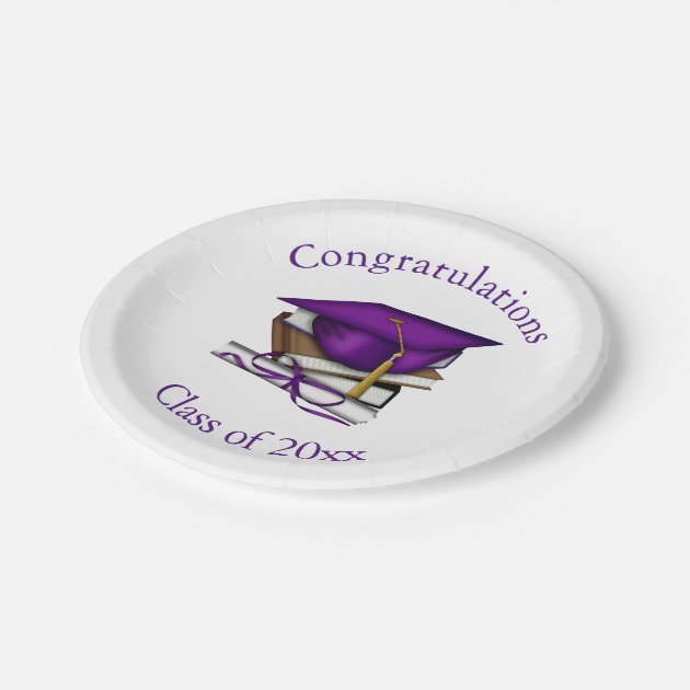 Graduation Paper Plate