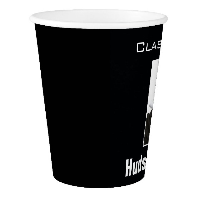 Graduation Class Of With Graduation Photo Paper Cup