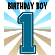 Birthday Boy, Big Number One, First B-day Tshirt | Zazzle.com