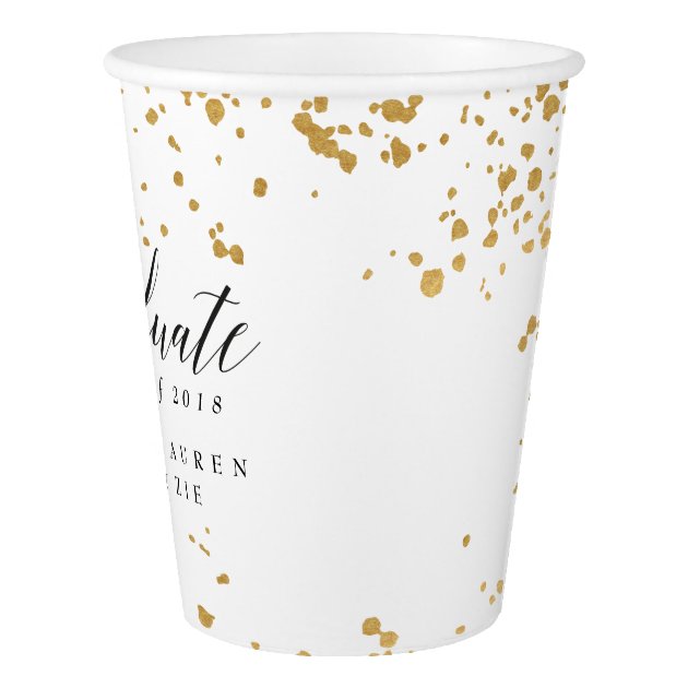 ELEGANT MODERN GRADUATE PAPER CUP