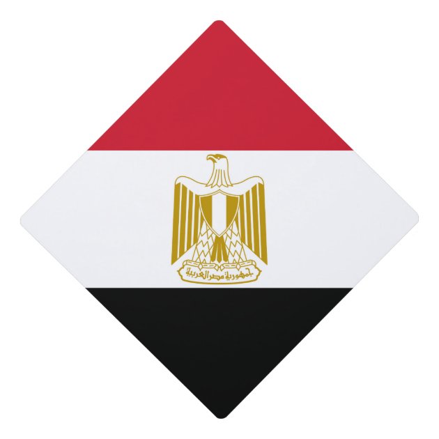 Egyptian Flag Graduation Cap Topper