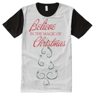 Magic of Christmas All-Over Print T-shirt