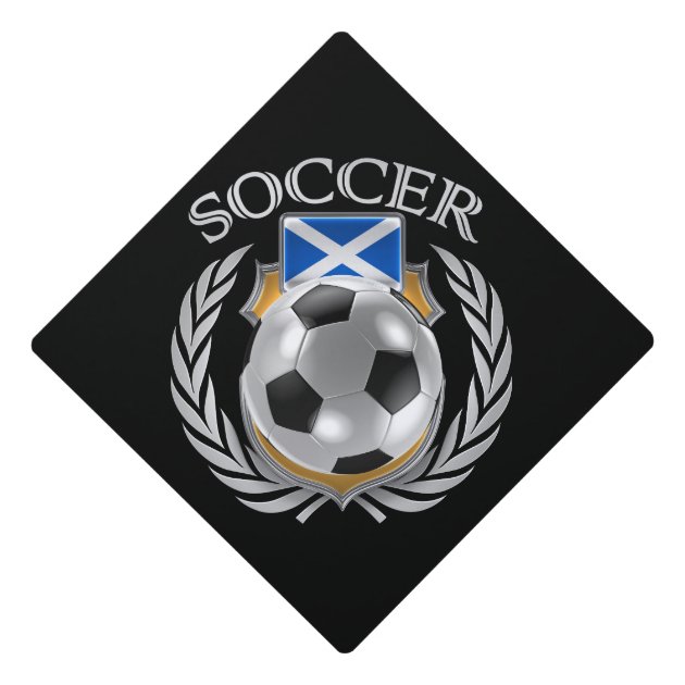 Scotland Soccer 2016 Fan Gear Graduation Cap Topper