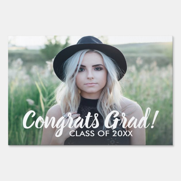 Graduation Photo Class 2018 Congratulations Custom Sign