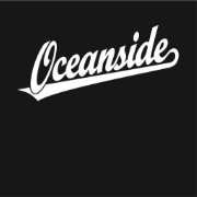 Oceanside script logo in white T-Shirt | Zazzle.com