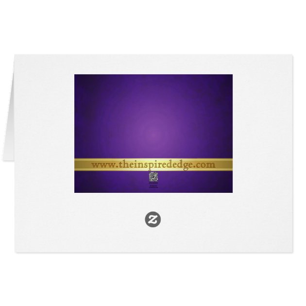 Elegant Purple Texture Modern Gold Thank You Card