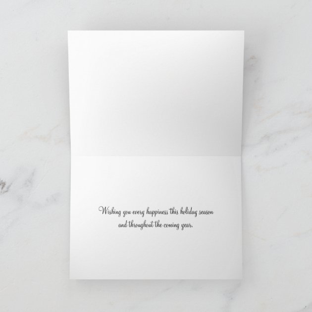 Happiest Holidays Business Holiday Greeting Card