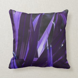 Purple Please Throw Pillow