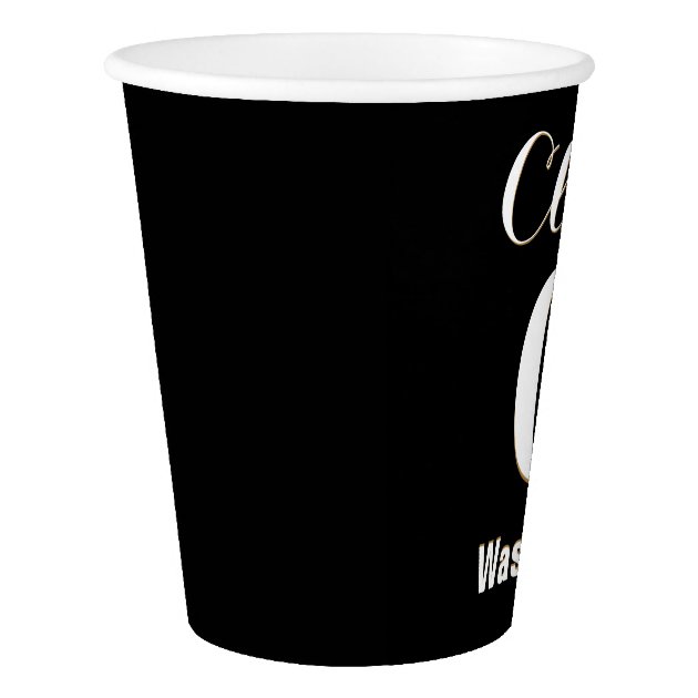 Class Of Name Of School And Year Any Color Paper Cup