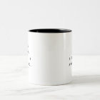 Fun Awesome Trendy Typography Awkward Coworker Two-Tone Coffee Mug | Zazzle