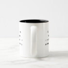 Fun Awesome Trendy Typography Awkward Coworker Two-Tone Coffee Mug | Zazzle