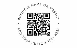 QR Code   Rustic Kraft Modern Stylish Professional Business Card