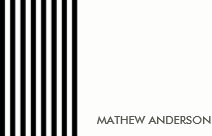 BOLD MODERN BLACK WHITE STRIPED LINE PATTERN BUSINESS CARD