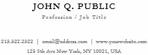 Create Your Own Minimalist Modern Elegant Simple Business Card