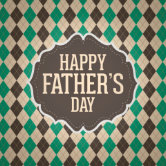Fathers Day Square Sticker
