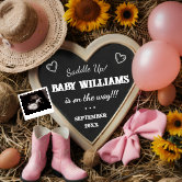 Floral Baby Announcement for Social Media