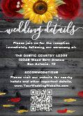 Modern Dark Grey Script, Wedding Thank you Enclosure Card
