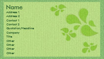 Green Deco Profile Card