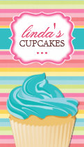 Whimsical Cupcake Business Cards