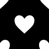 Romantic Black and White Heart Perfect for Couples Pillow Case