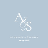 Elegant, Classic, Monogram, Wedding Napkins