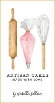 Bakery Pastry Chef Watercolor Baking Utensils Business Card