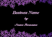 Lavender Deco Business Card