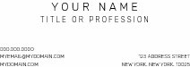 Simple Modern Business Card