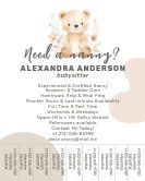 Babysitter Flyer