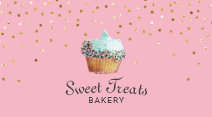 Cupcake Bakery Sweet Treats Business Card