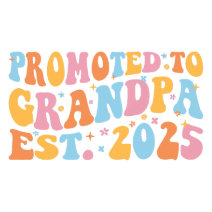 Promoted To Grandpa Est. 2025 I Napkins