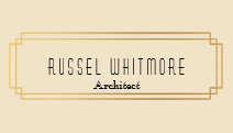 Art deco gold frame business card