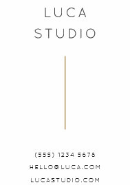 Minimalist Clean Simple Modern Gold and Cream Business Card