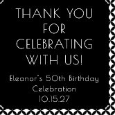 The One Where She Turns 50 Fiftieth For Classic Round Sticker